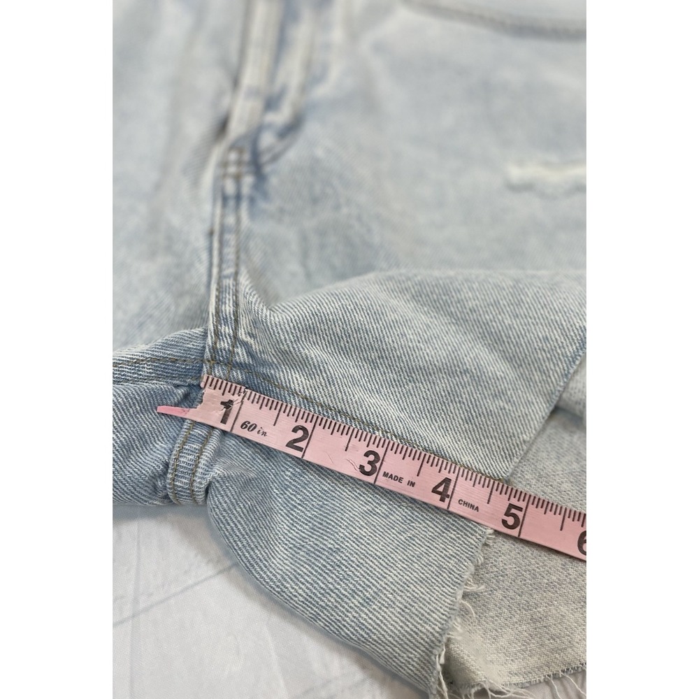 NEW Wild Fable Denim Shorts High Rise Woman's 8 Cut Off Light‎ Wash Distressed - Picture 7 of 14